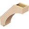 Ekena Millwork 5-inch W x 18-inch D x 18-inch H Imperial Rough Cedar Woodgrain TimberThane Knee Brace, Primed BRCUR05X18X18IMPRCPR - alternate 3